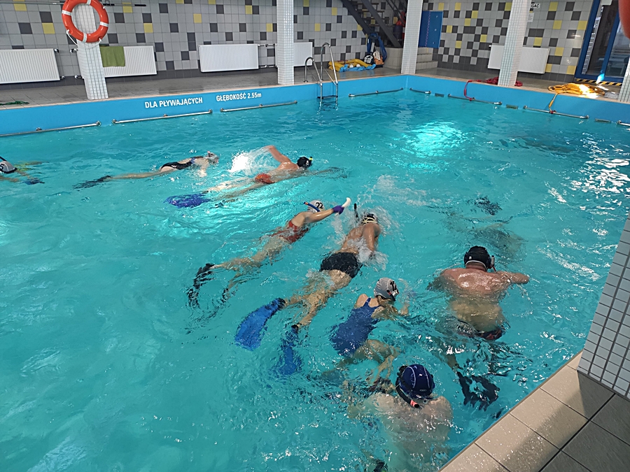 Hokej pod wodą Walenie Siemianowice Śląskie Trening 12 X 2024